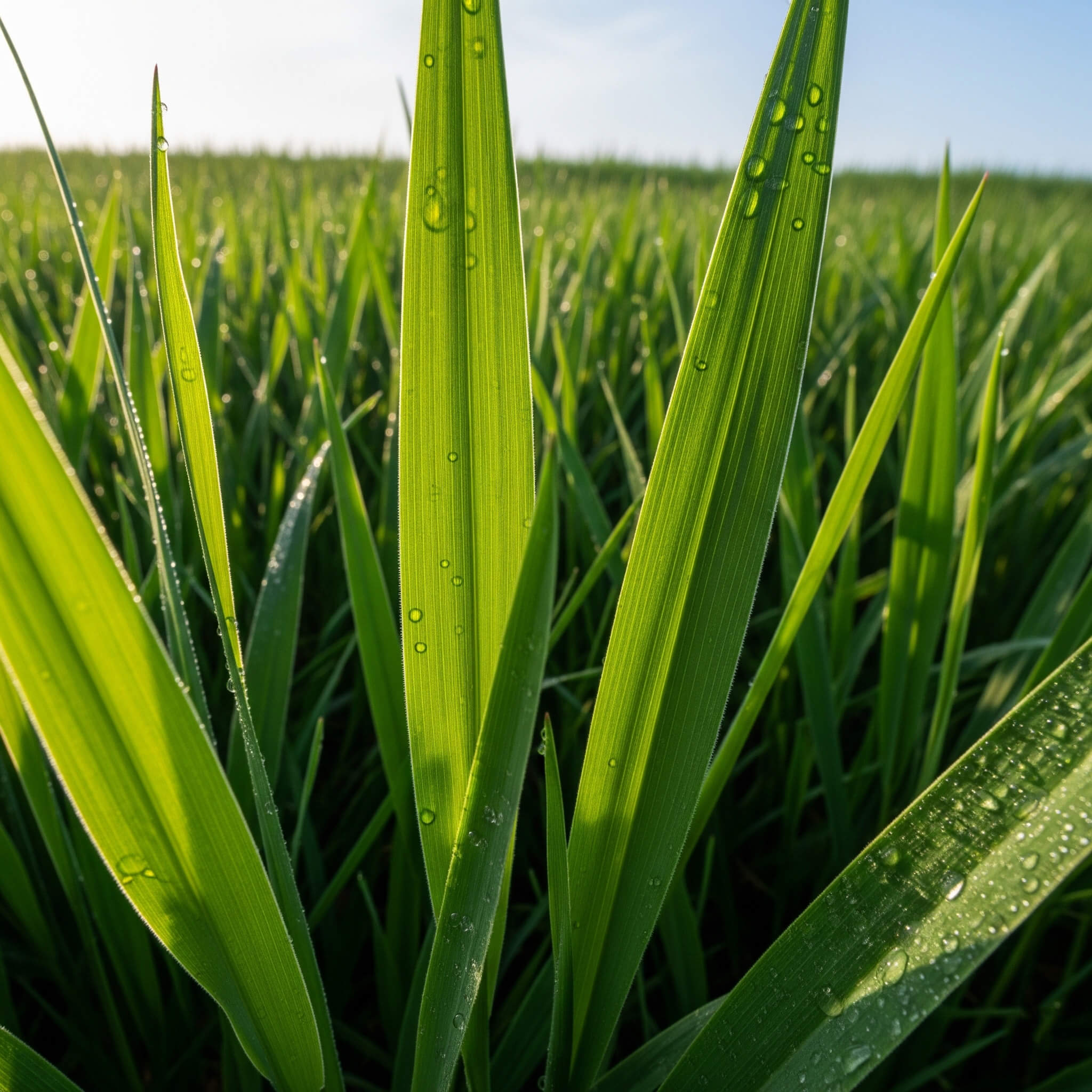 Wide grass blades examples